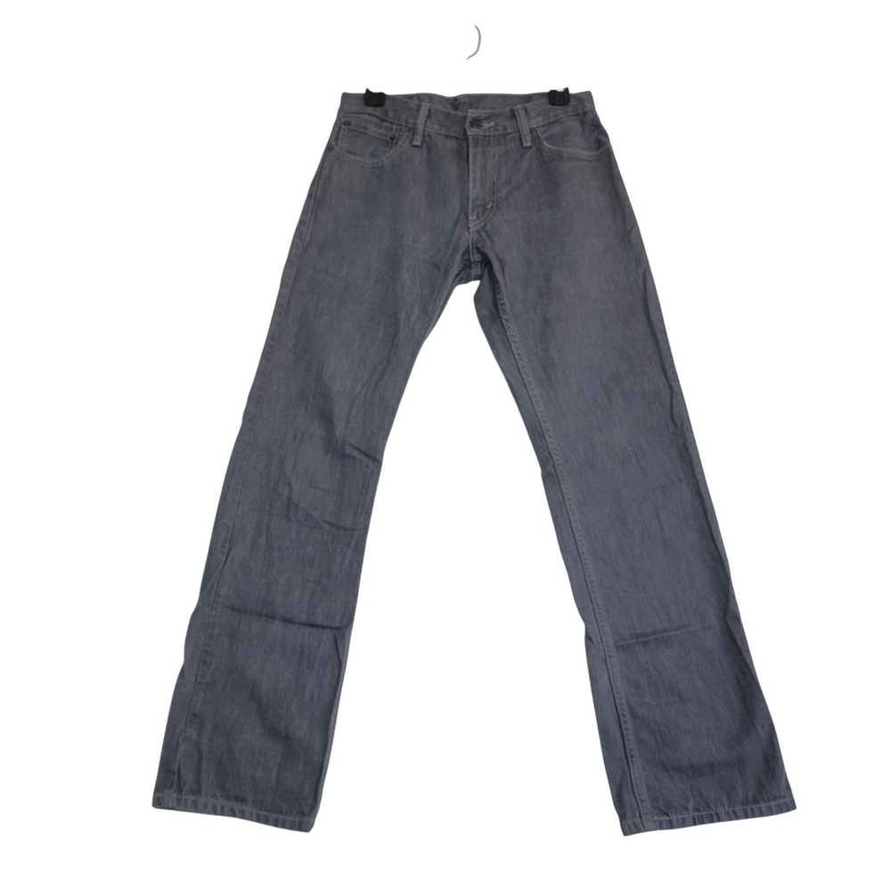 Levi's 514 Jeans Mens 30x30 Gray Slim Straight Cotton Denim  Low Rise